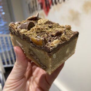Rolo, Cinnamon and Nutella Blondie
