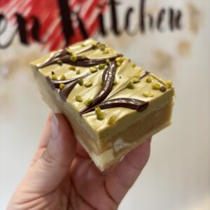 Pistachio & Nutella Blondie