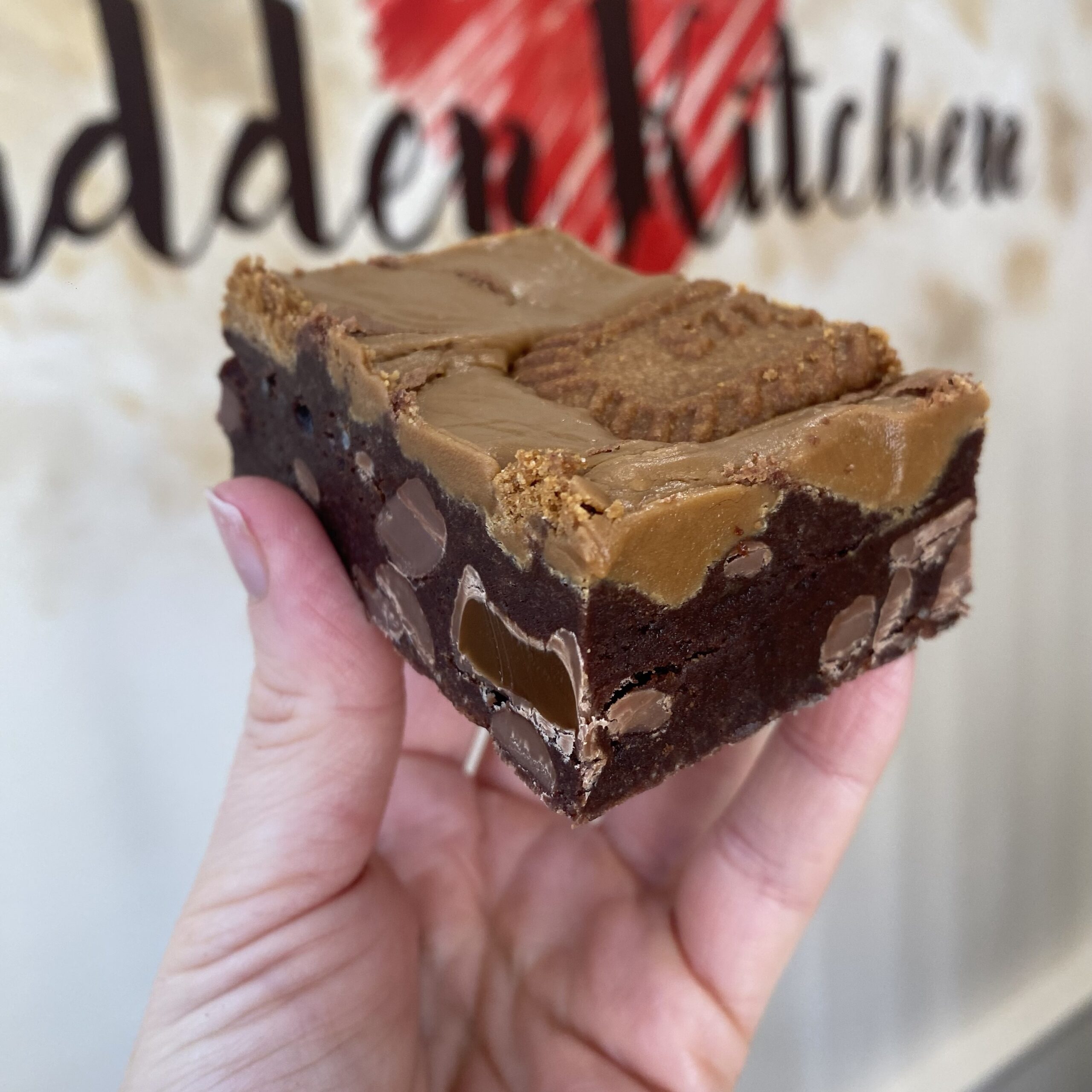 Biscoff and Rolo Brownie