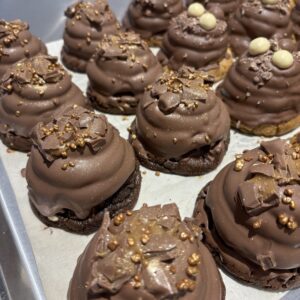 Galaxy Caramel Triple Chocolate Teacake Cookie