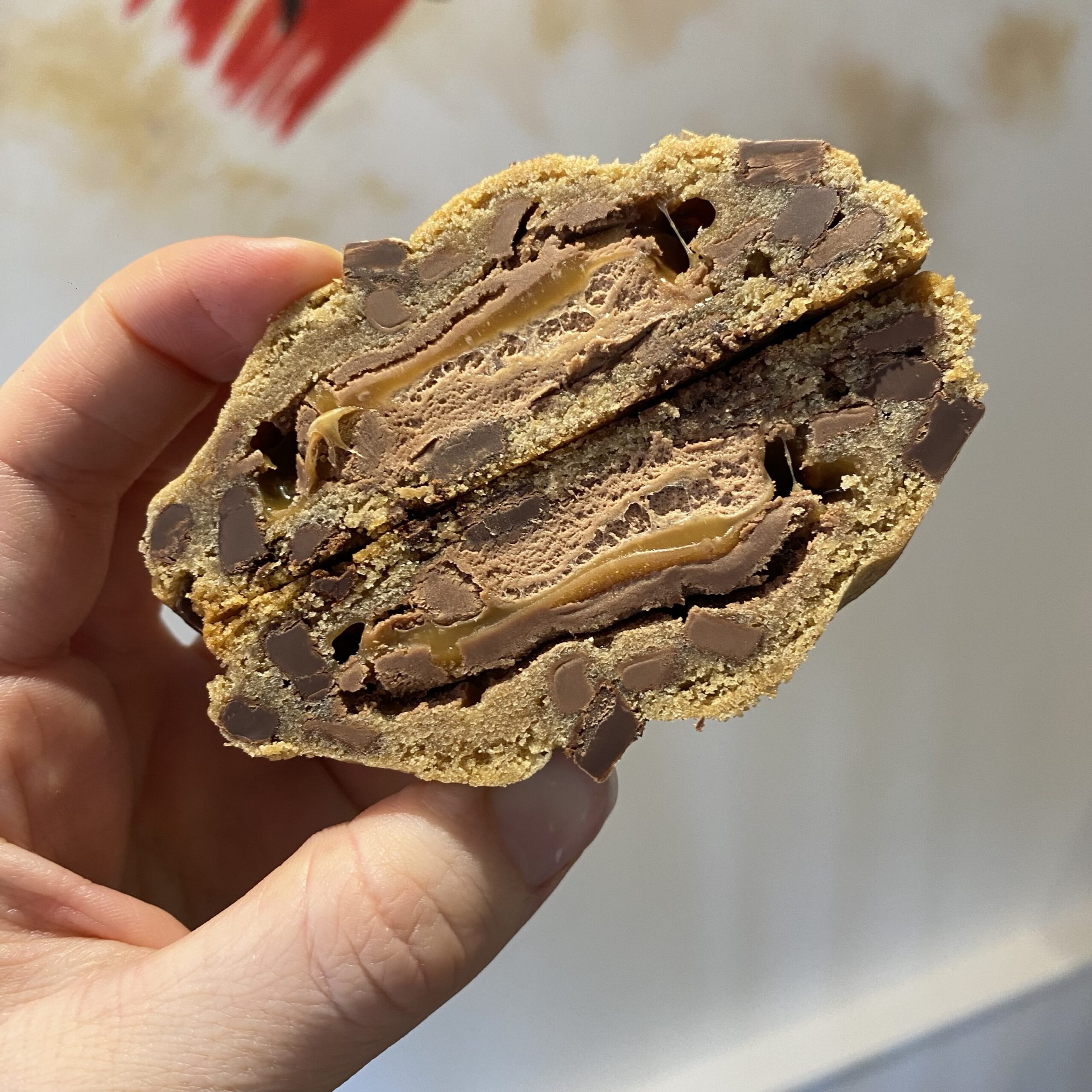 Mars Stuffed Cookie