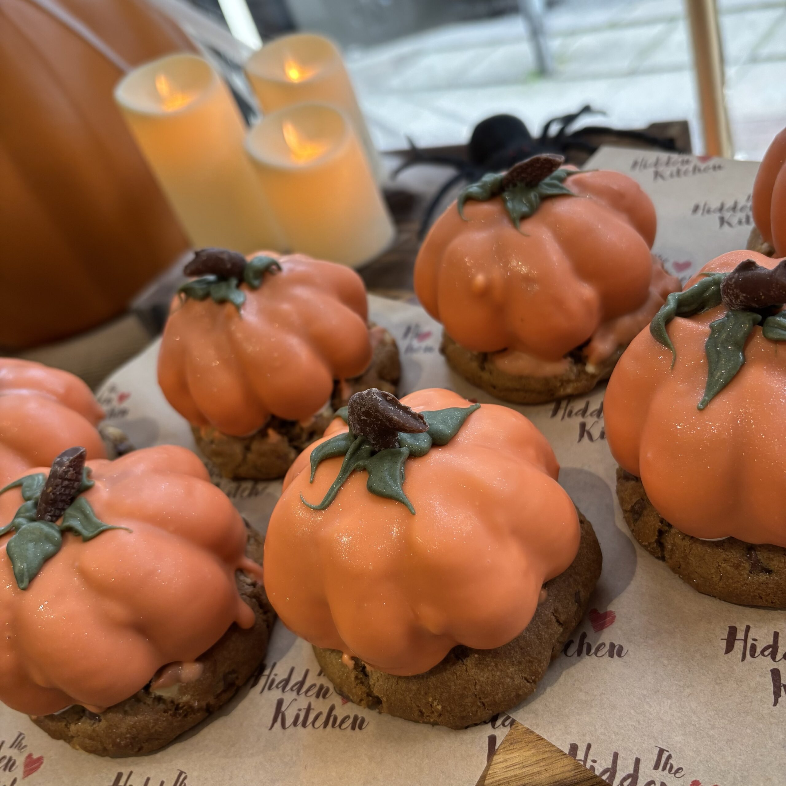 Salted Caramel Pumpkin Teacake Cookie