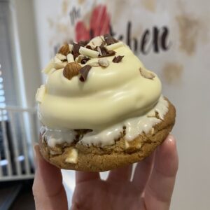 White Chocolate & Nutella Teacake Cookie