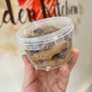 Biscoff & Galaxy Truffle no bake Cookie Dough Pot