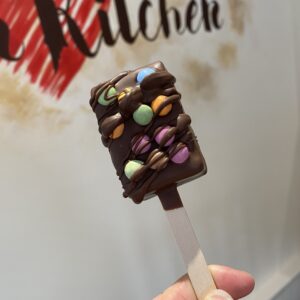 Nutella & Mini Smarties Brownie Pop
