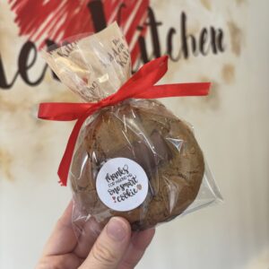 Galaxy Caramel Chocolate Cookie wrapped with Thankyou sticker and tag - teacher gift