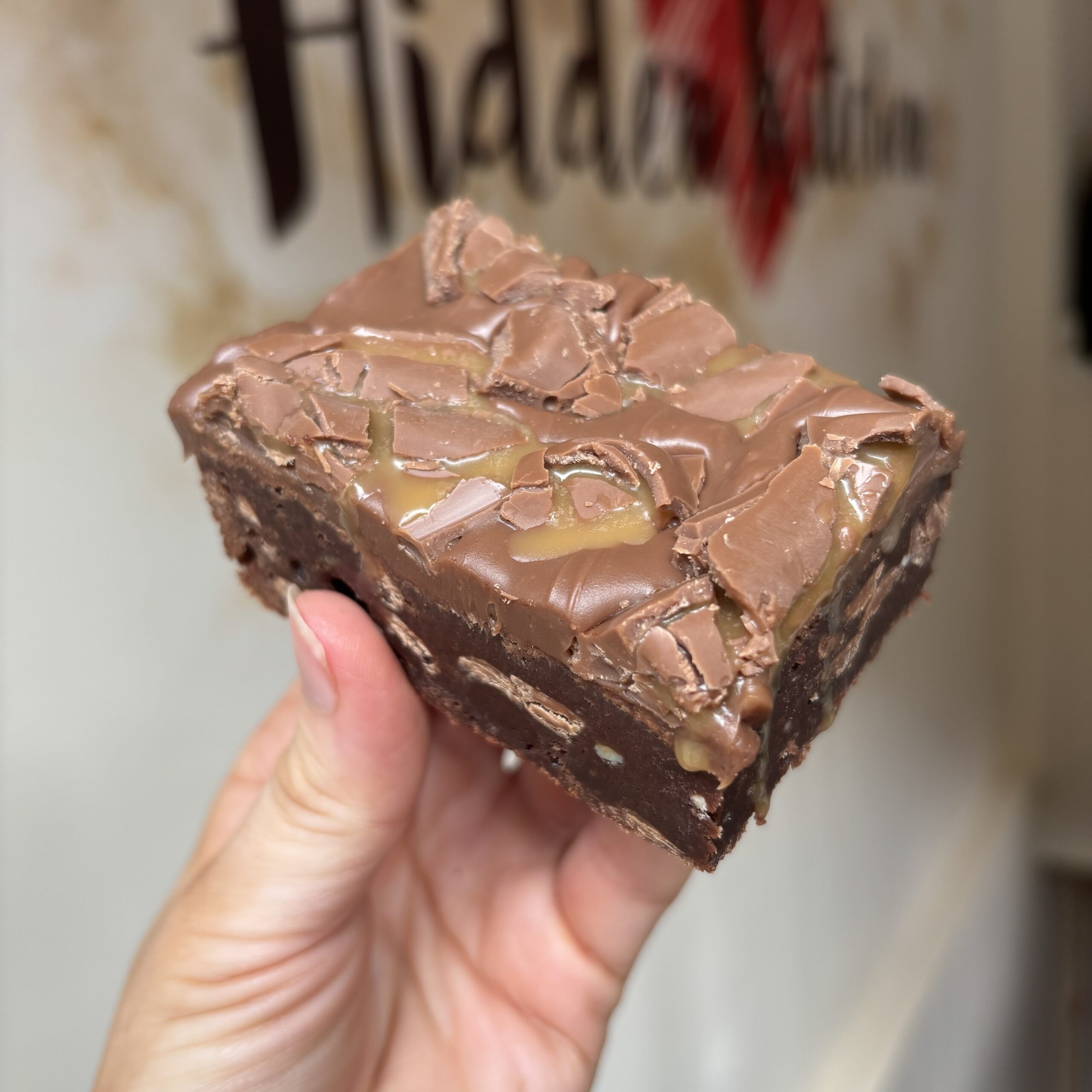 Galaxy Caramel Brownie