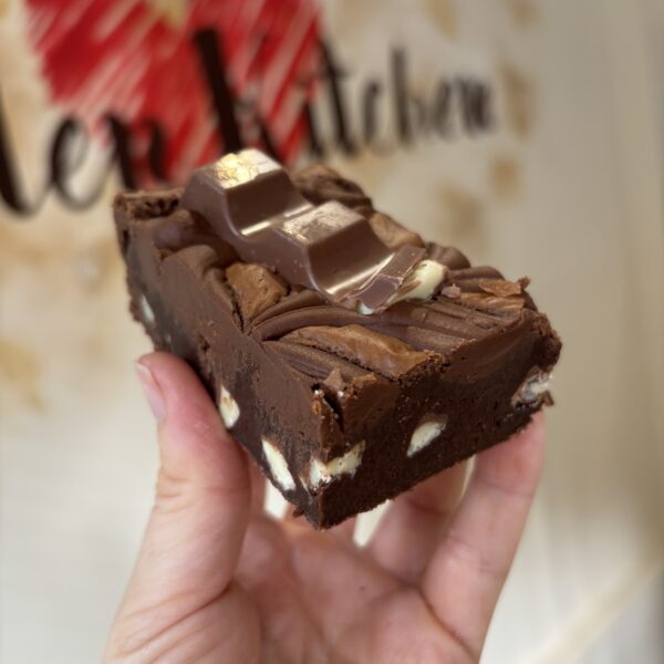 Kinder & Nutella Brownie