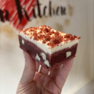 Red Velvet Kinder Blondie