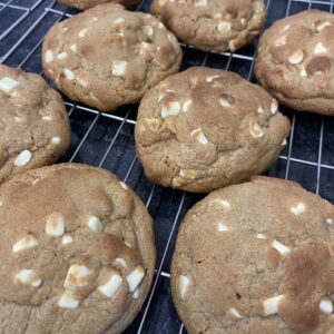 Gingerbread and White Chocolate Chunky Cookie