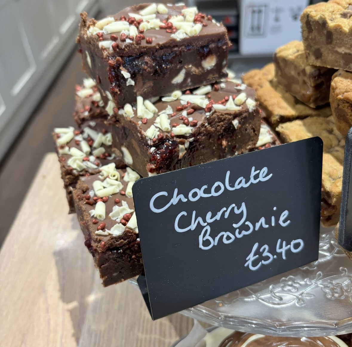 Chocolate Cherry Brownie