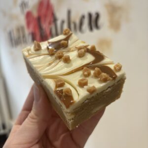 Salted Caramel Fudge Blondie