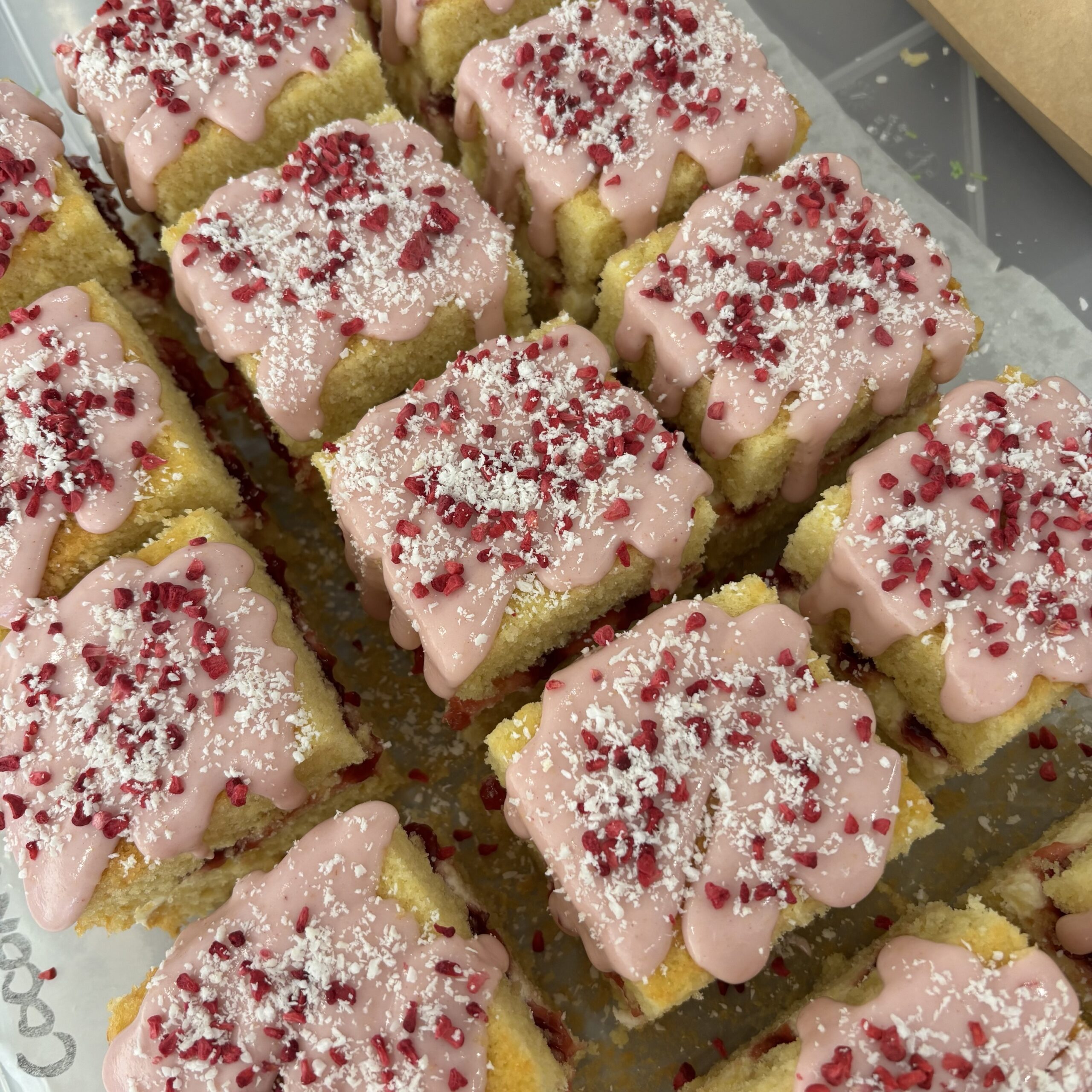 Raspberry and Coconut layer Cake - Image 2