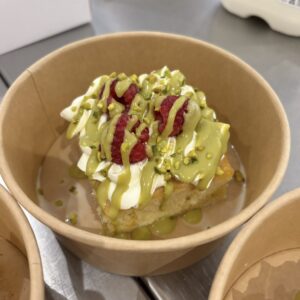 Pistachio & Raspberry Milk Cake