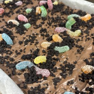 Worms in Mud Dairy Milk Oreo Brownie